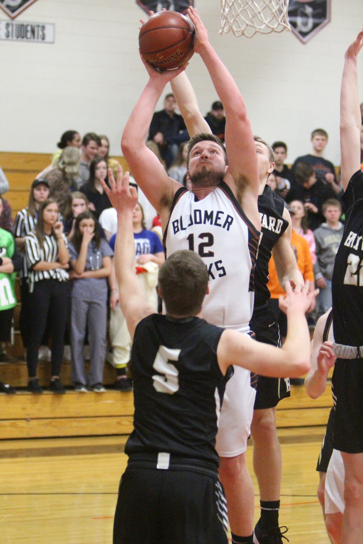 Hayward at Bloomer boys basketball 3-1-19